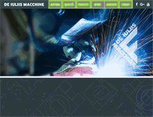 Tablet Screenshot of deiuliis.com